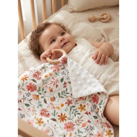 Carré Doudou à Coudre Rêverie Botanique – Panneau Couture Doudou Enfant, Tissu Oeko-Tex