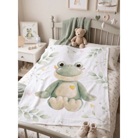 Panneau pour couverture à réaliser soi-même Grenouille - Certifié Oeko-Tex®