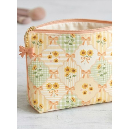 Tissu coton imprimé Fleurs Tournesol - Certifié Oeko-Tex®