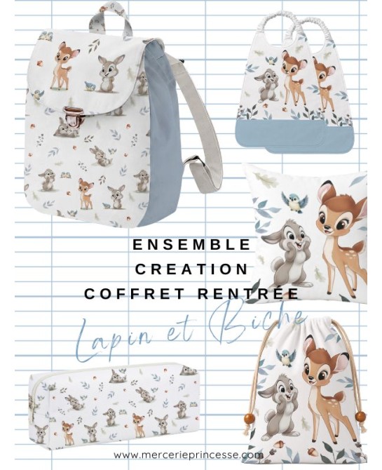Ensemble Lapin et Biche...