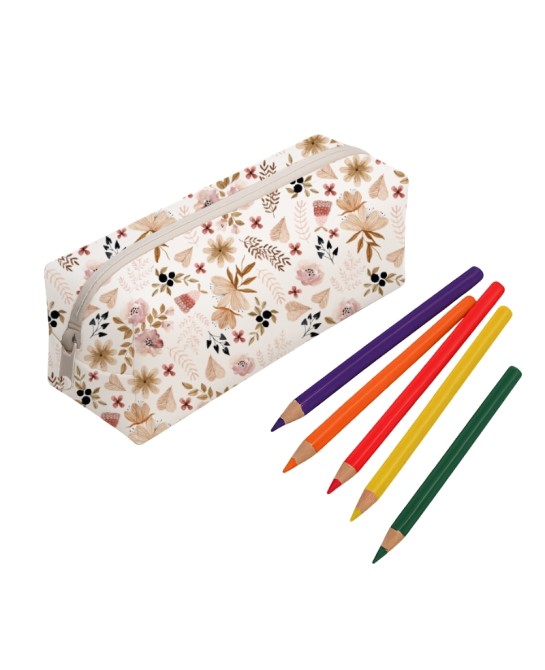 Panneau pour trousse Fleurs...