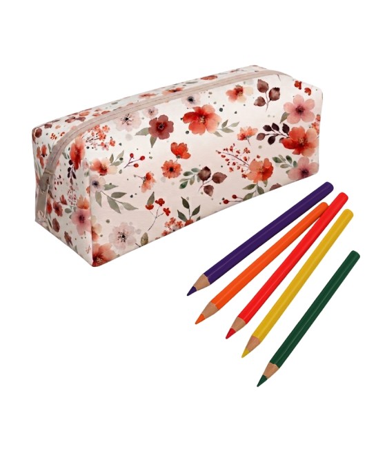 Panneau pour trousse Fleurs...
