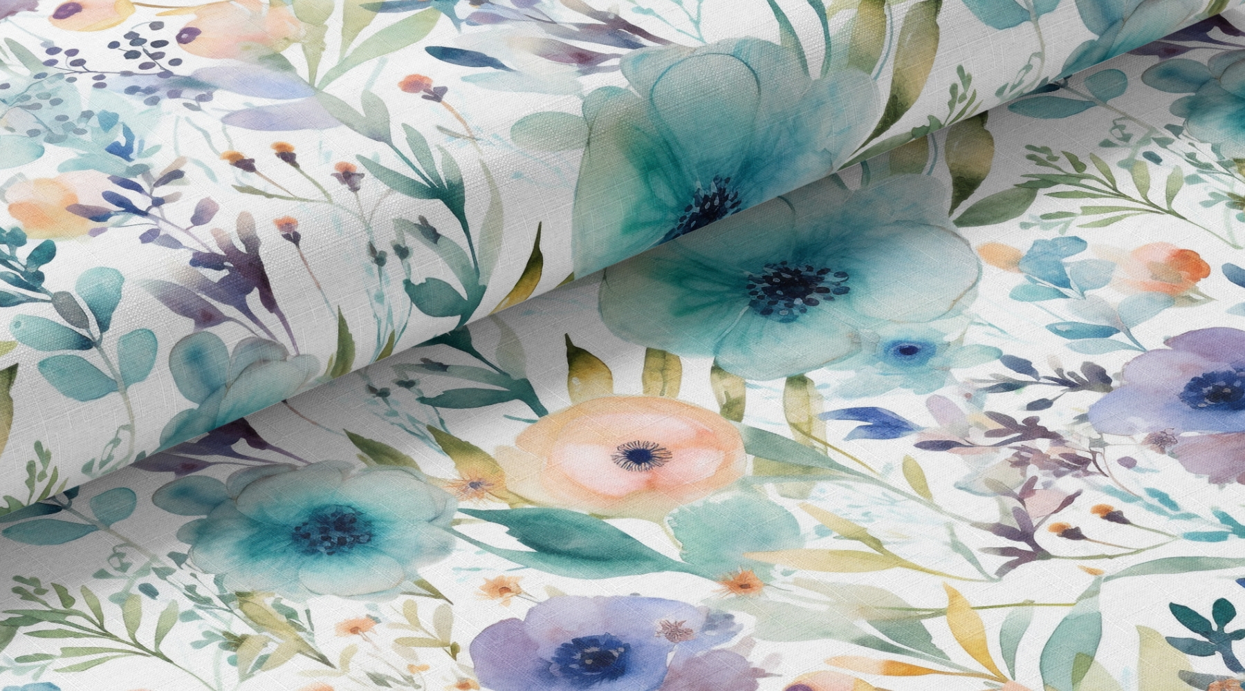 Coussin motif floral